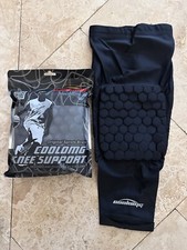 Coolomg Long Sleeve Knee Support Gear Black Size XL