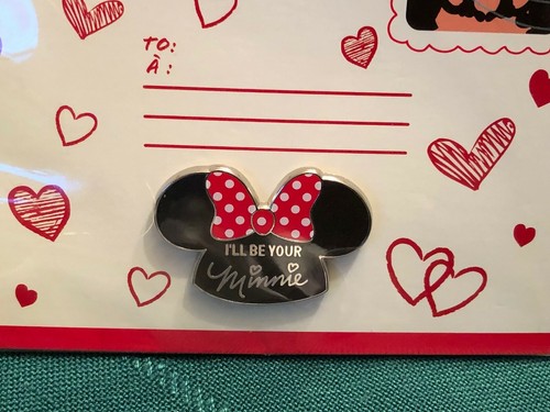 Nuova spilla Disney Store San Valentino sarò la tua Minnie - Minnie Mouse - Foto 3 di 4