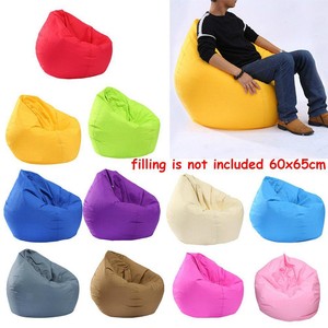Details About Size Bean Bags Chair Cover Furniture Lounger Sofa Multi Colors Pouch