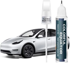 Touch up Paint Kit for Tesla Model Y/3/X/S Pearl White DIY Repair Kit Chips Nick