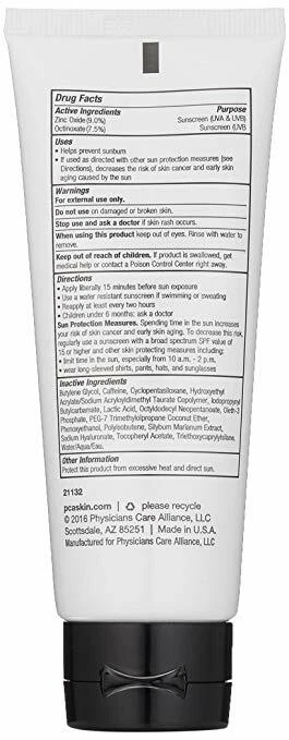 Protección sin peso para la piel PCA amplio espectro FPS 45 1,7 oz Foto 3 de 3