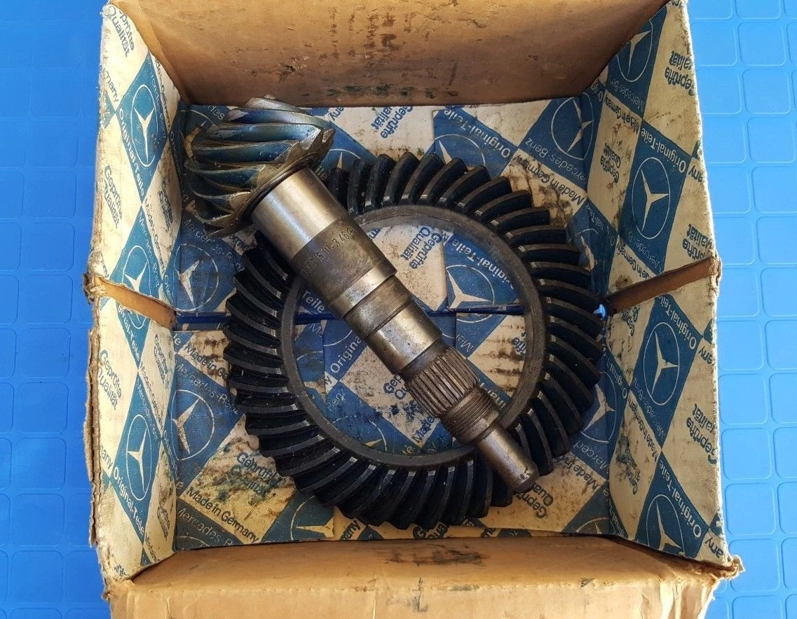 Mercedes Benz W123 W115 W126 ring gear & pinion radsatz 3.46 