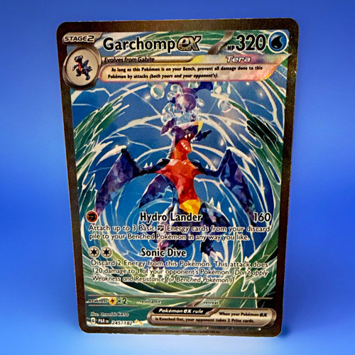 The Pokémon Company Garchomp ex 245/182 Paradox Rift SIR Holo Stage 2 Eng