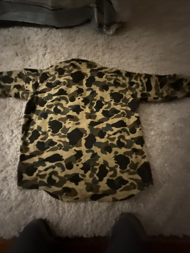 vintage men’s xl button up deer skin camouflage shirt made in usa - Picture 8 of 9