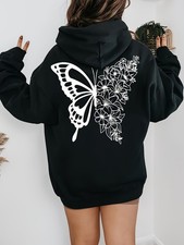 White Butterfly Hoodie