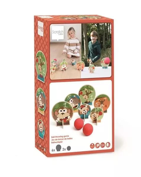 5414561825524 Gra zrcznociowa drewniana Rzut do celu Mapki Scratch 10890₽