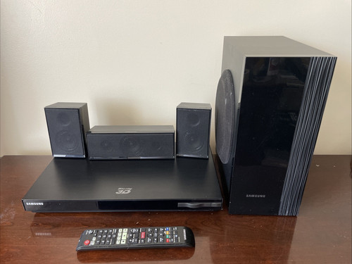 Samsung HT-EM53C 3D Blu-Ray DVD Player 5.1 Ch HDMI Home Theater | TESTED & WORKS