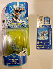 skylanders TRAP TEAM Blizzard chill, with card and sticker
