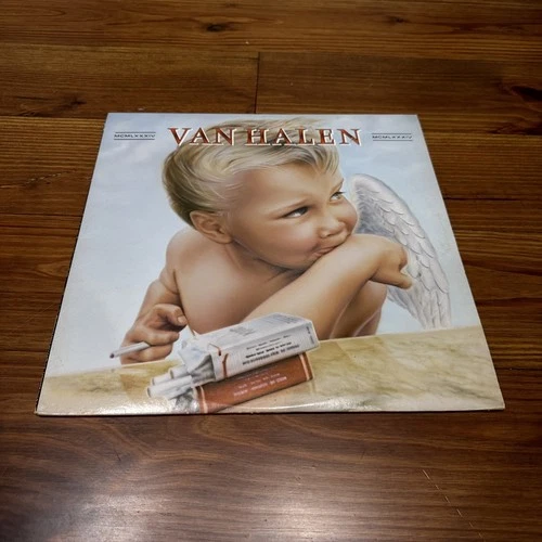 VAN HALEN - 1984 LP - WARNER BROS. RECORDS 1-23985 RARE UPSIDE DOWN BACK COVER