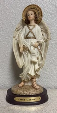 Archangel Saint Gabriel Holy Figurine Religious Statue 9” Tall Roman Inc.  2000