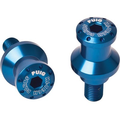 Puig Swingarm Spools Hi-Tech 8mm Blue 2 Pack 5923A