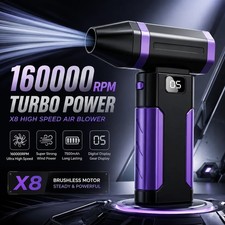 Electric Air Duster-Mini Blower Turbo Fan for PC, Toys and Car