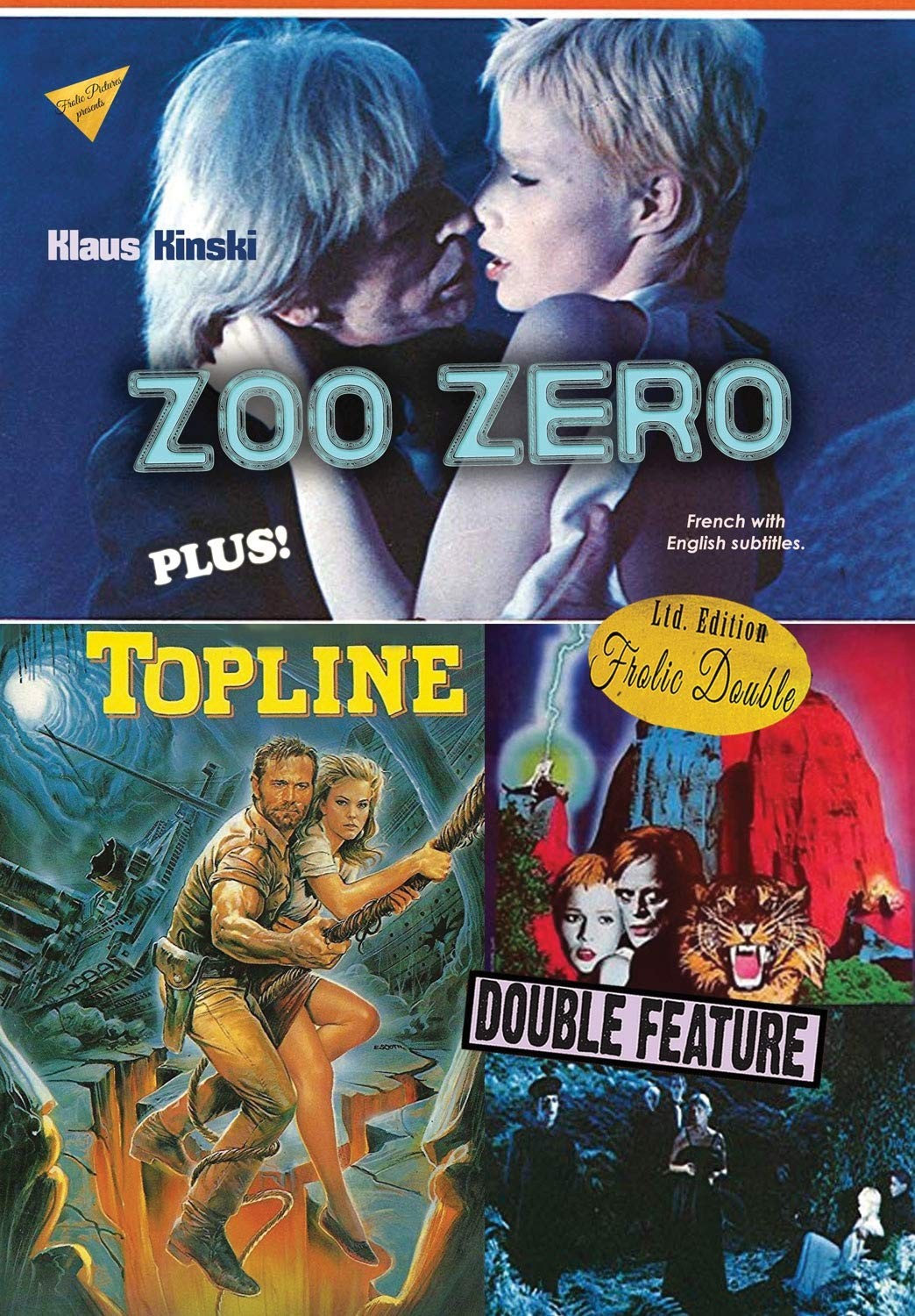 Zoo Zero / Top Line (DVD) Franco Nero Klaus Kinski