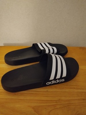 Men's Adidas Cloudfoam Comfort Slides Sandals Flip Flops Size 13 Black