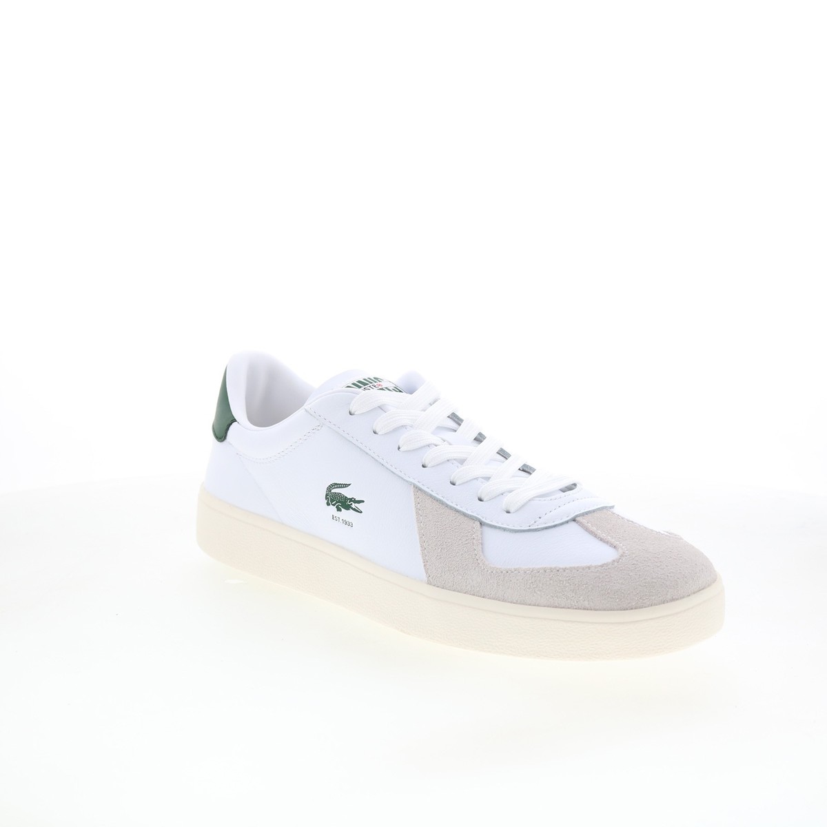 LACOSTE スニーカー BASESHOT PRO 125 3 SMA  9.5  65T(WHT/OFF WH) Lacoste Baseshot Pro 125 3 SMA Mens White Leather Lifestyle