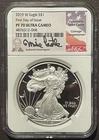 2019-W $1 SILVER AMERICAN EAGLE NGC PF70 FDOI signed MIKE CASTLE : 07336