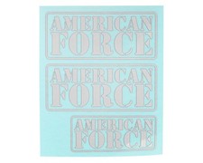 Cen American Force Decal Silver Cegcd0962