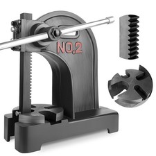 2 Ton Arbor Press with 3 Drift, Manual Cast Iron Arbor Press  2T Black 