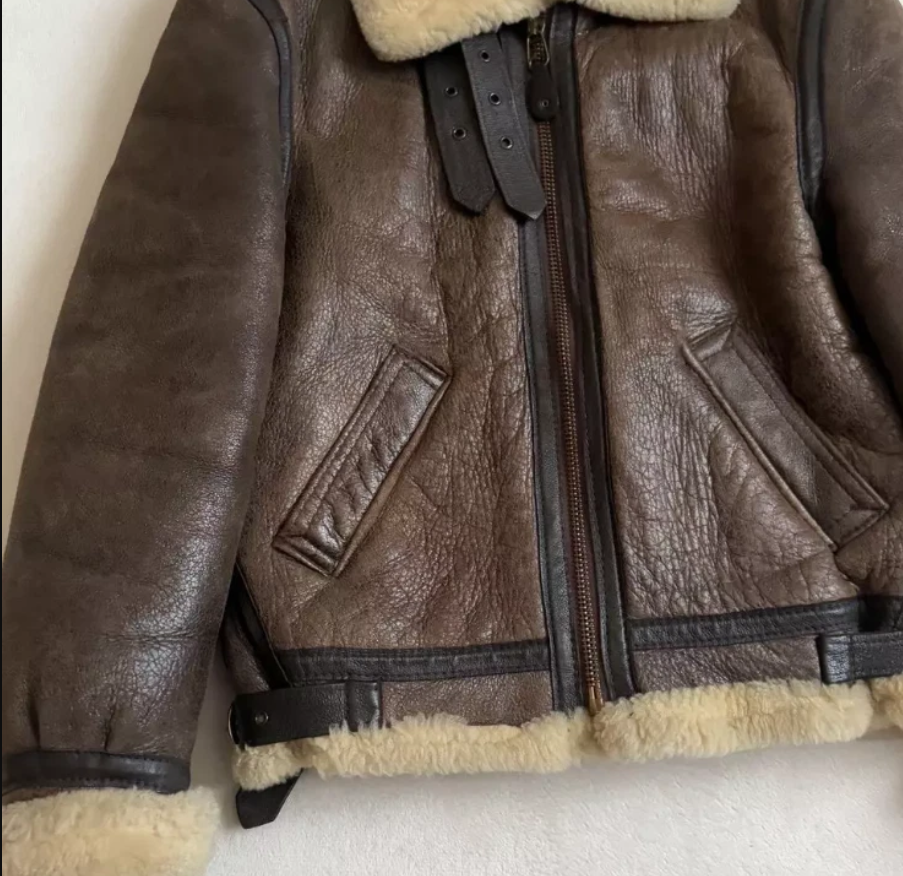 Vintage SCHOTT NYC B3 LEATHER BOMBER JACKET NEW - Resident Evil 4
