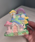 Happy Hollow 2003 Easter Church/House & Light Up Egg Bunny Mushrooms — photo 5