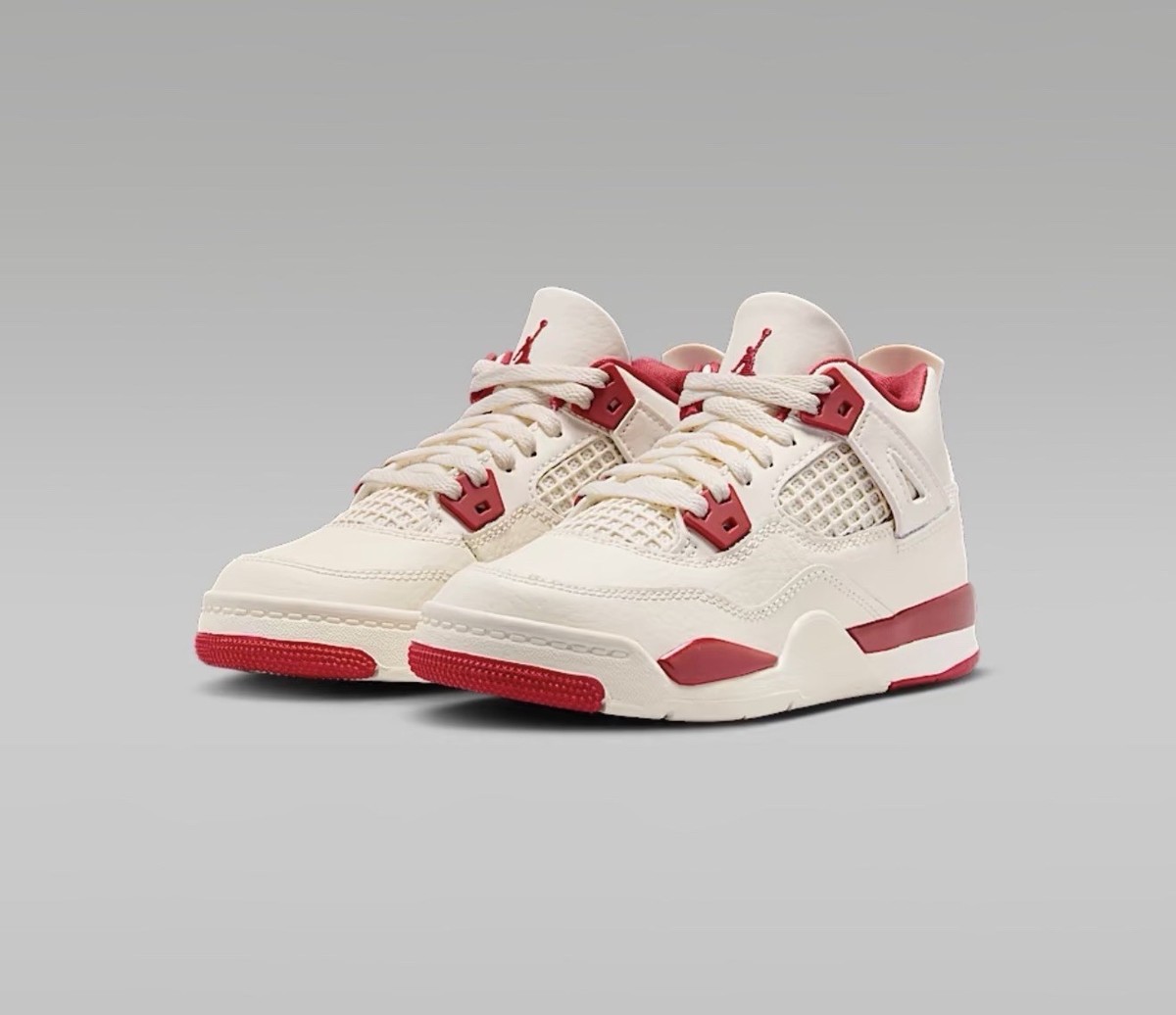 Jordan 4 Retro Valentine's Day HV4385-108 Preschool Size 11C-3Y | eBay