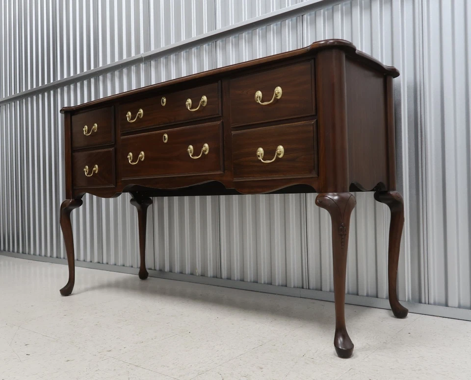 Harden Traditional Cherry Porringer Top 6 Drawer Huntboard / Sideboard - Image 3 of 4