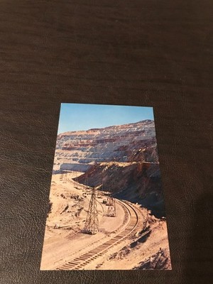UNPOSTED POSTCARD - BINGHAM CANYON COPPER MINE - SW OF SALT LAKE CITY - UTAH