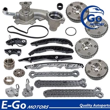 Timing Chain Kit Cam Phaser Water Pump For Ford Lincoln Edge F-150 Nautilus 3.0L