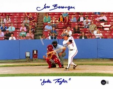 Tom Berenger Signed "Jake Taylor" Major League Photo 11x14 BECKETT
