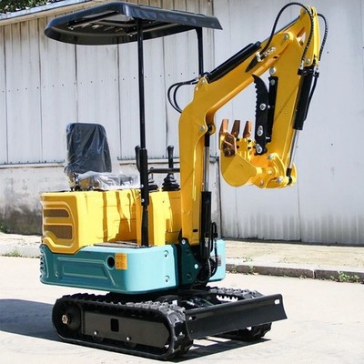 Mini Excavator 1 Ton Tracked Digger 13.5HP EPA Gas Engine Pick Up VA