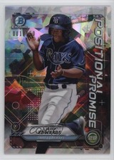 2021 Bowman Positional Promise Atomic Refractor 1/150 Xavier Edwards 0e4z