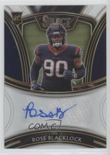 2020 Panini Select Signatures White Prizm 12/35 Ross Blacklock #SS-RBL Auto 7m3