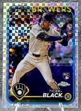 2024 Topps Chrome Tyler Black Rc Rookie X-Fractor No. USC174