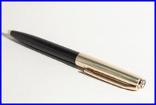 1966 Pelikan R 30 Rollerball Pen Black Rolled Gold With New Refill