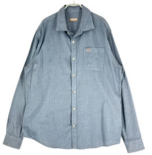 Napapijri Men Long Sleeve Casual Formal Shirt Size 2XL