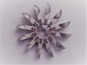 Pelton Water Wheel Turbine Aluminum Micro Or Pico Hydro Generator Home Power