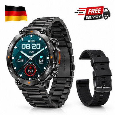 Smartwatch Bluetooth Call Sports Fitness Tracker 400mAh Heart Rate Monitor HD 
