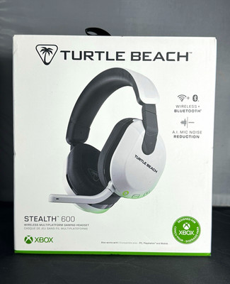 Turtle Beach Stealth 600 Wireless Bluetooth Over-Ear 50mm Headset White/Black