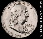 1963-D Franklin Half Dollar- Choice Gem Brilliant Uncirculated Luster #K571