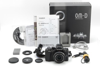 4,590 Shot!! [MINT W/BOX] Olympus OM-D E-M10 Mark II + 14-42mm lens From JAPAN