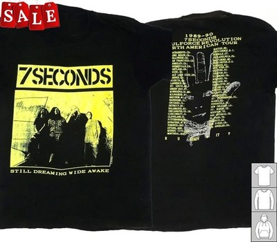 Hot 7 Seconds   Still Dreaming Wide Awake Soulforce  Black All Size Shirt LW956