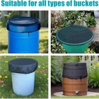 Adjustable Rain Barrel Mesh Cover Water Butt Net Outdoor Mesh Cover Netting