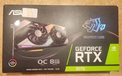 ASUS NVIDIA GeForce RTX 3070 KO OC Edition 8GB Graphics Card - GREAT CONDITION