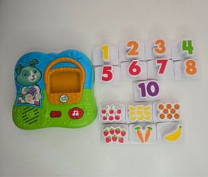 Leap Frog Fridge Numbers Food Magnetic Picnic basket Tested Works *not complete*