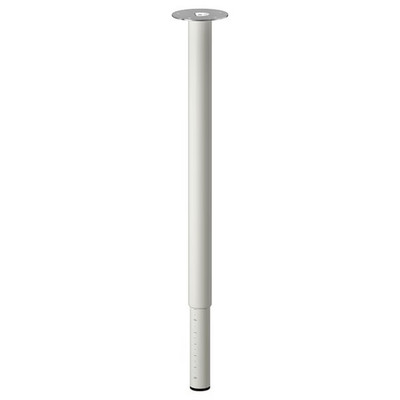 IKEA OLOV Tischbein Teleskopbein verstellbar Tischfuß Möbelfuß Tischträger Weiß