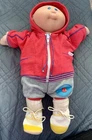 Cabbage Patch Kid Doll 1978 1982 Baby Boy Bald Blue Eyes With Clothes Signed