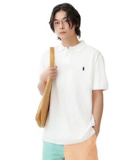 Genuine Polo Ralph Lauren Custom Slim Fit Mesh Polo Shirt - White