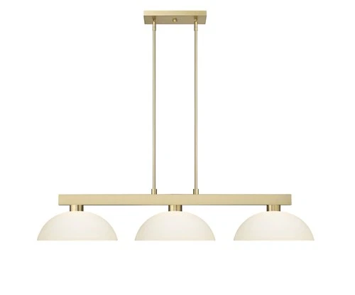 Z-Lite 152-DMO14 Cobalt 3 Light 49"W Linear Pendant - Black - Picture 3 of 12