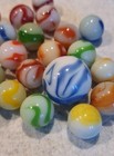 Lot Of 26 Vintage Marbles. WV Swirls,cac,peltier,akro Agate,alley NM-M — photo 3