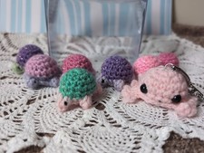 Set Sea Toys Crochet Crab Turtle Amigurumi Set of 10 Turtles Soft Toys Keyring